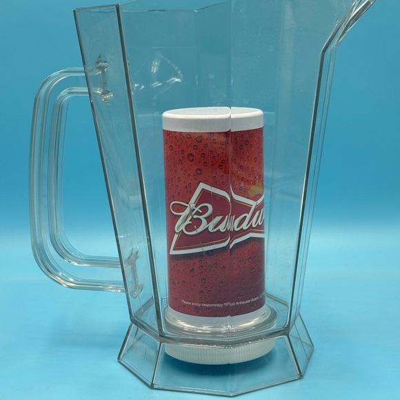 Case of Six 52oz Budweiser Polar Pitchers. Cooling Centre For Ice Cubes. - Picture 8 of 12